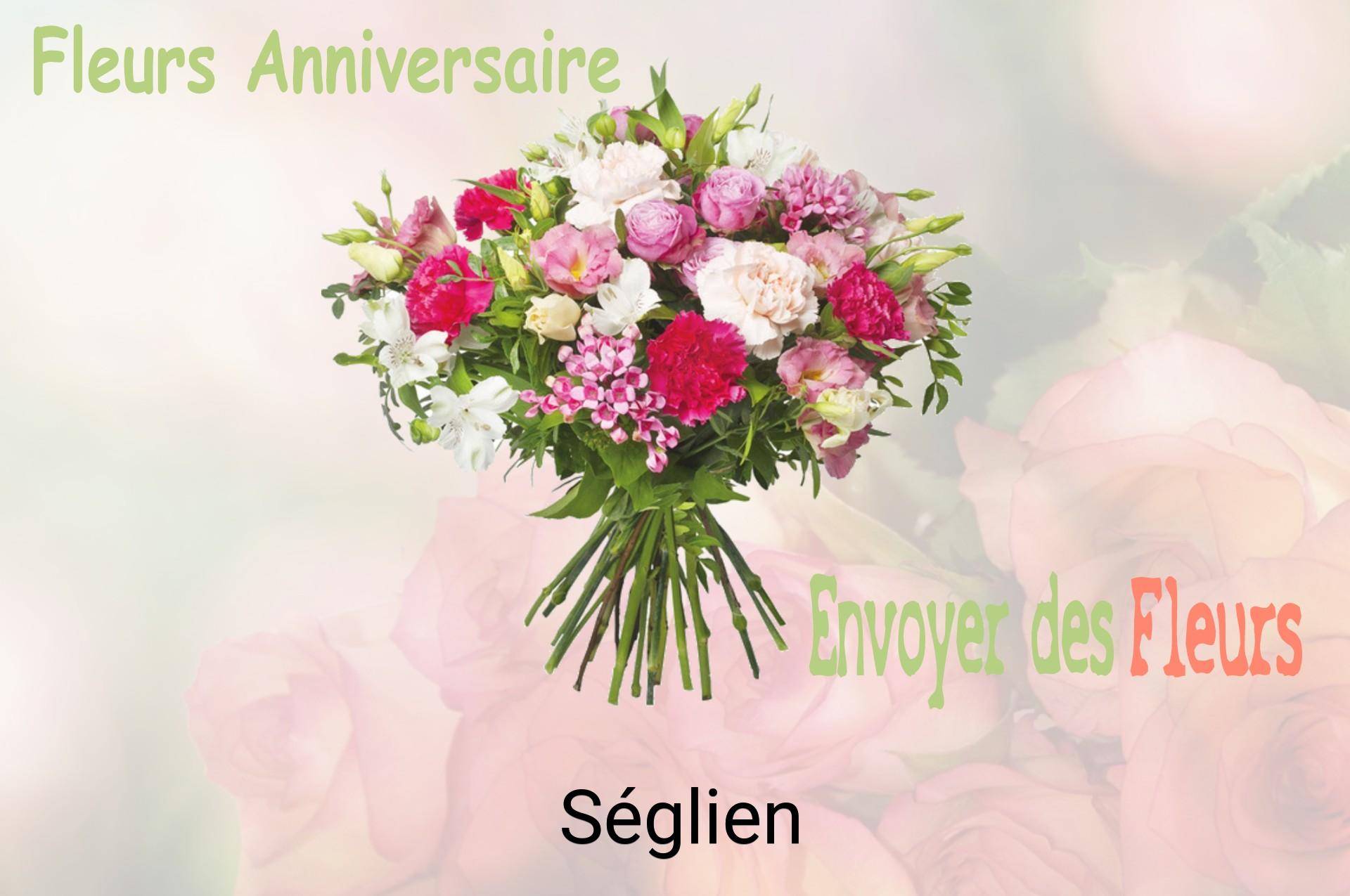 Bouquet de fleurs d’anniversaire livré à Séglien